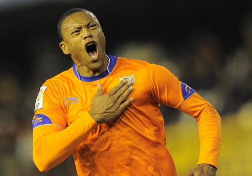 Malaga's Brazilian Julio Baptista celeb Malaga's Brazilian Julio Baptista celeb
