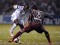 Brazilian Fluminense's Marquinho (R) vie