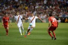 Marco Borriello al termine di Roma – Liverpool 1 – 0 Marco Borriello al termine di Roma – Liverpool 1 – 0