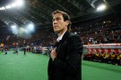 Rudi Garcia intervistato dopo la vittoria della Roma contro il Feyenoord Rudi Garcia intervistato dopo la vittoria della Roma contro il Feyenoord